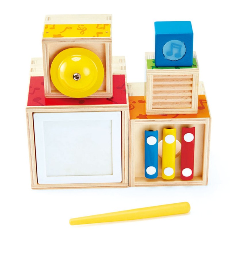 Boites musicales gigognes Hape® jouets éveil musical instument