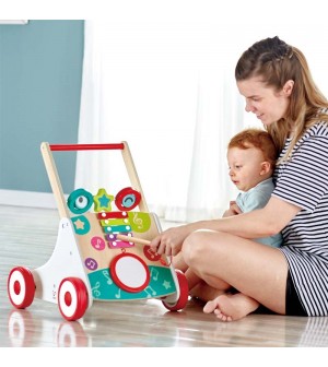 mon premier trotteur musical hape instrument de musique bebe eveil musical marche E0383 6943478031104 ludique