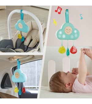 Nuage lumineux musical veilleuse hape eveil musicale bebe e0619 6943478031111 transport