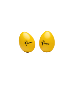 Lot de 20 paires d'ufs sonores maracas jaunes Fuzeau jouets