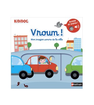 Mon imagier sonore de la ville Vroum! Kididoc - Livre sonore