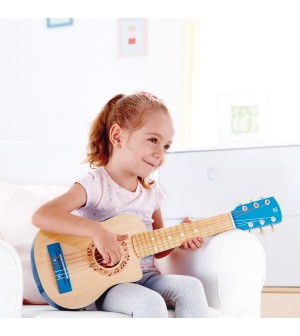 Guitare lagon bleu Hape® jouets éveil musical instument de