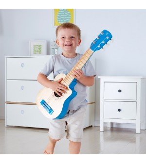 Guitare lagon bleu Hape® jouets éveil musical instument de