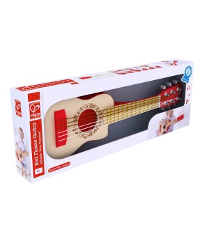 Guitare rouge Hape® jouets éveil musical instument de musique