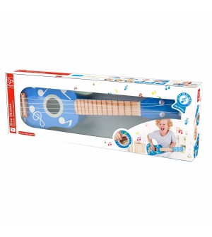 Ukulélé bleu Hape® jouets éveil musical instument de musique