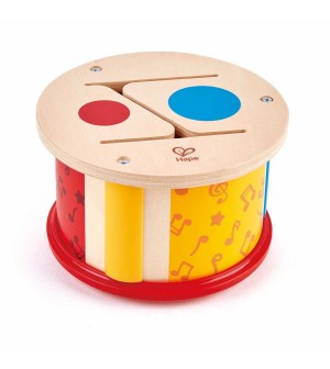 Tambour double face Hape® jouets éveil musical instument de