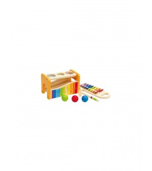 Banc à marteler xylophone Hape® jouets éveil musical instument