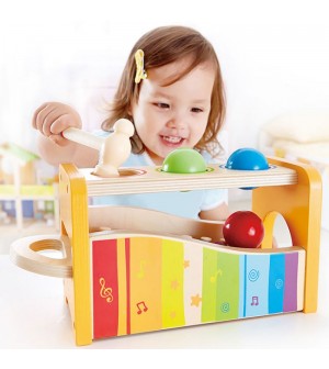 Banc à marteler xylophone Hape® jouets éveil musical instument