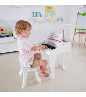 Grand piano deluxe Blanc Hape® jouets éveil musical instument