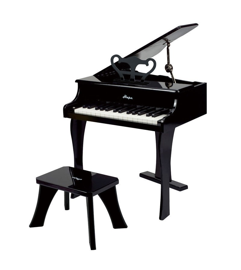 Piano à queue noir Hape® jouets éveil musical instument de