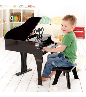 Piano à queue noir Hape® jouets éveil musical instument de