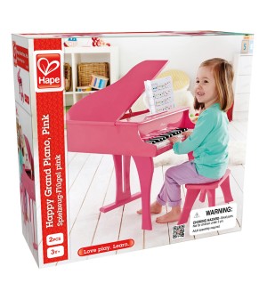 Piano à queue rose Hape® jouets éveil musical instument de