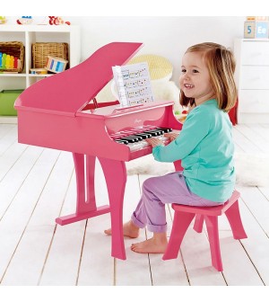 Piano à queue rose Hape® jouets éveil musical instument de