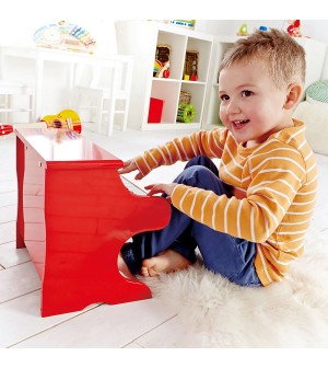 Petit piano rouge Hape® jouets éveil musical instument de