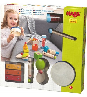 Ensemble Création musicale Haba jouets éveil musical instument