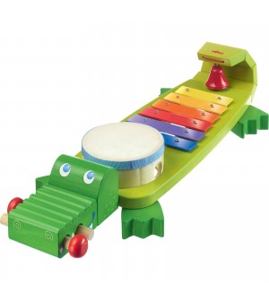 Crocodile musical Haba jouets éveil musical instument de