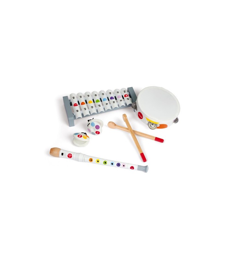 Set musical Confetti Janod jouets éveil musical instument de