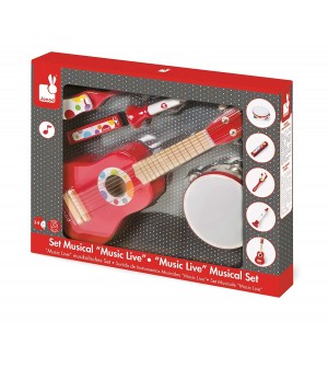 Set Confetti Music Live Janod pour enfant de dès 5 ans - Musicakids éveil  musical