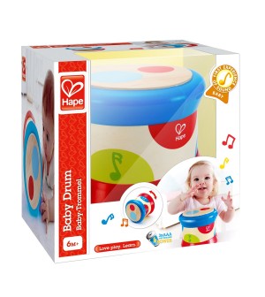 Tambour musical de bébé Hape® jouets éveil musical instument de