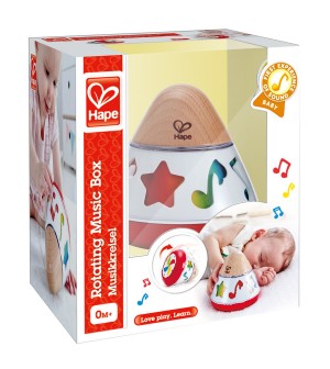 Boîte à musique tourne en rond Hape® jouets éveil musical