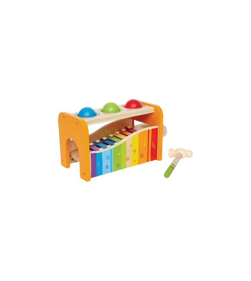 Banc à marteler xylophone Hape® jouets éveil musical instument