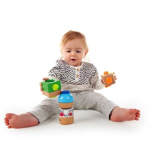 Coffret sensoriel en bois Baby einstein jouets éveil musical