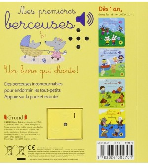 Dernière couverture Mes premières berceuses éditions Gründ