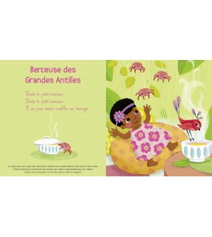 Mes berceuses d'ailleurs - Livre Sonore - 6 berceuses  jouets