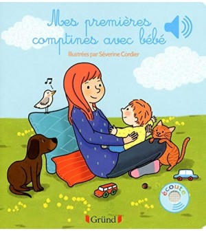 Mes premières comptines avec bébé - Livre Sonore - 6 Comptines pour enfant  de - Musicakids éveil musical