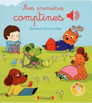 Mes premières comptines - Livre Sonore - 6 Comptines  jouets