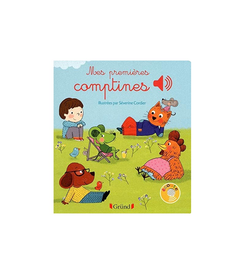 Mes premières comptines - Livre Sonore - 6 Comptines  jouets