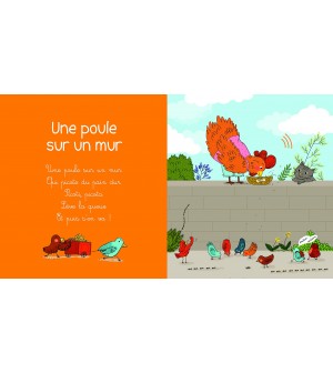 Mes premières comptines - Livre sonore avec 6 puces - Dès 1 an