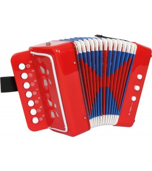 Accordéon rouge Small foot jouets éveil musical instument de