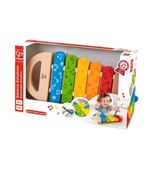 Jouet musicale Xylophone Ovale 5 tons bois Plantoys