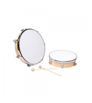 Tambourin peau fibre synthetique 20cm Fuzeau jouets éveil