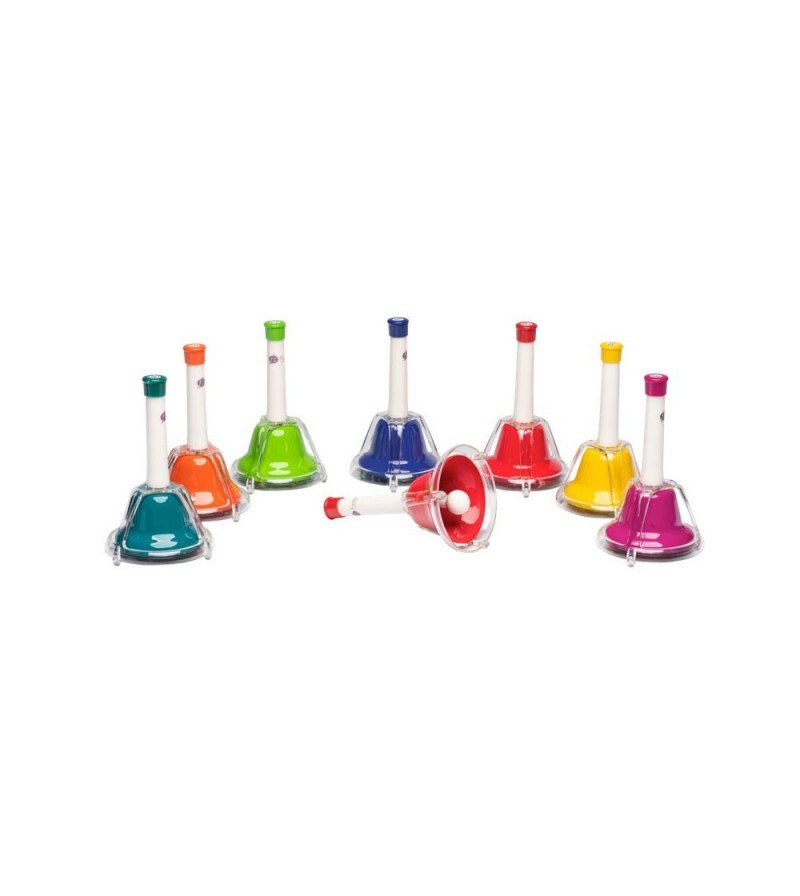 Jeu diatonique 8 cloches accordées Fuzeau jouets éveil musical