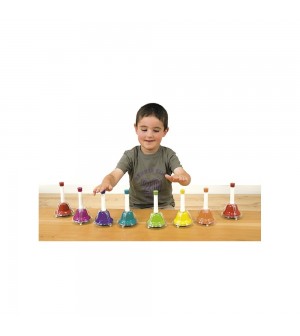 Jeu diatonique 8 cloches accordées Fuzeau jouets éveil musical