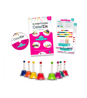 Pack ColorZik spécial comptines + Jeu de 8 cloches accordées