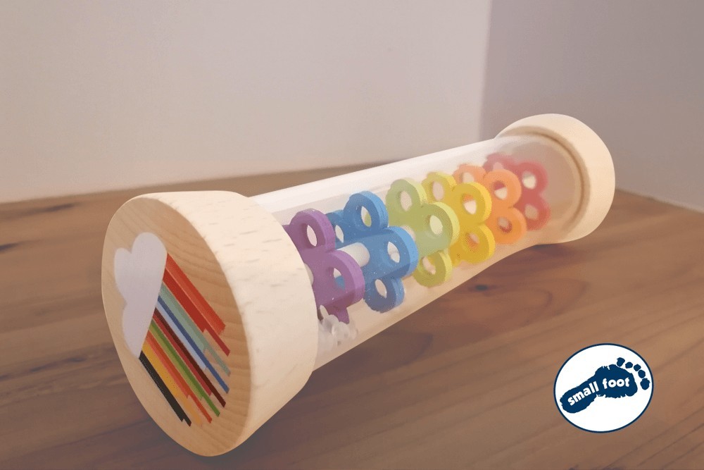 Bâton De Pluie En Bois Jouets Montessori Pour Bébés De 6 À 12 Mois