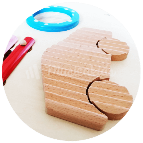 Table de musique musicale bébé enfant Small foot 1166 guiro bois naturel